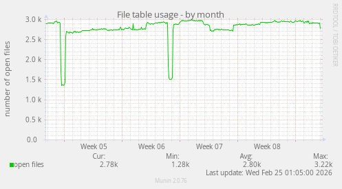 File table usage